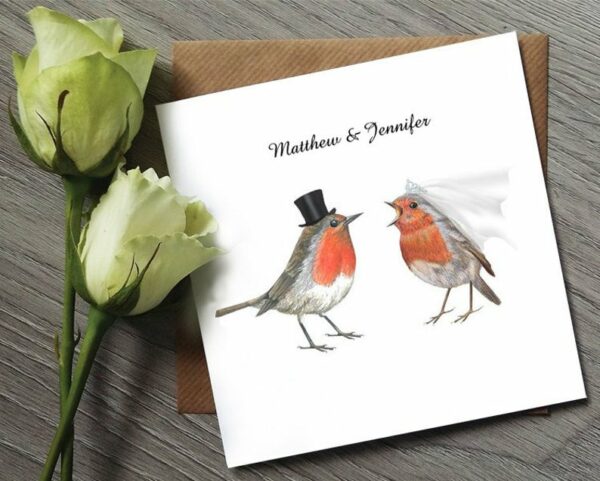 Robin Wedding Card