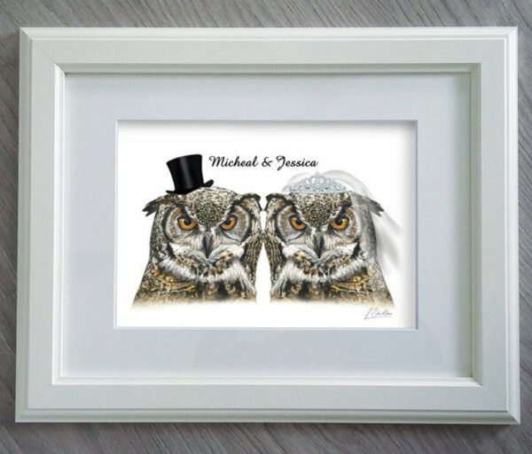 Owl Wedding Gift