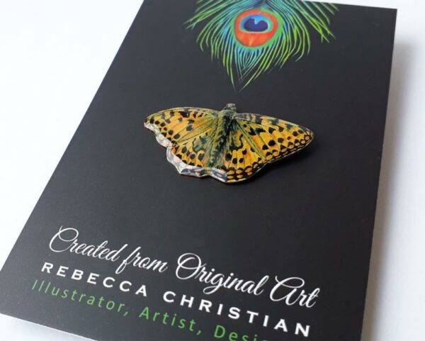 Butterfly Brooch Gold