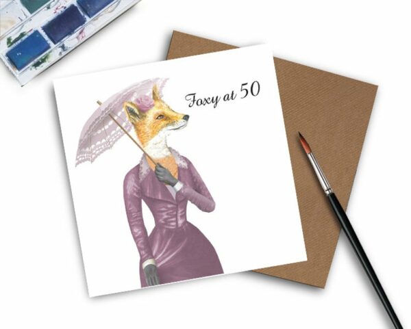 50th birthday Card for her