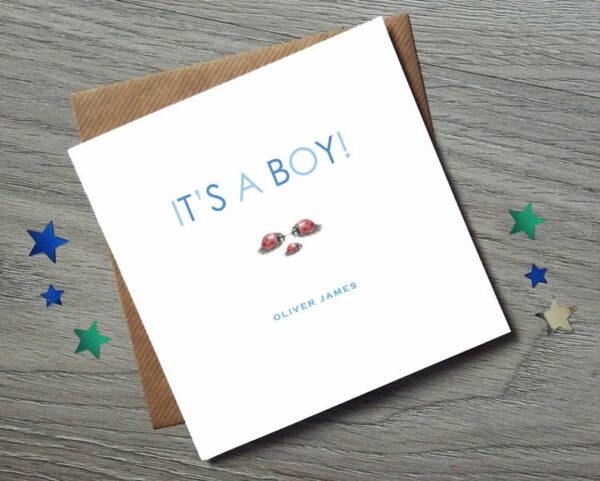 Cute Baby Boy Card