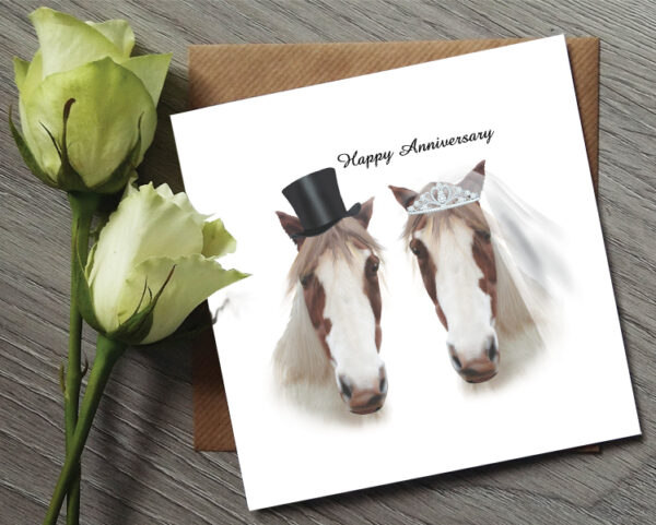 horse anniversary card
