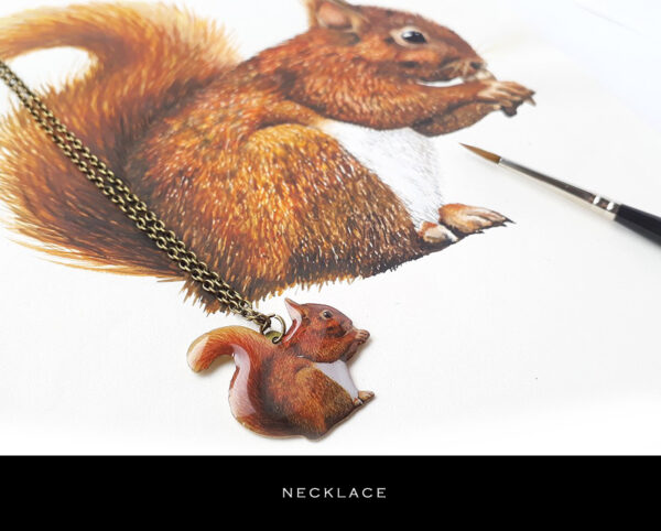 Squirrel Necklace